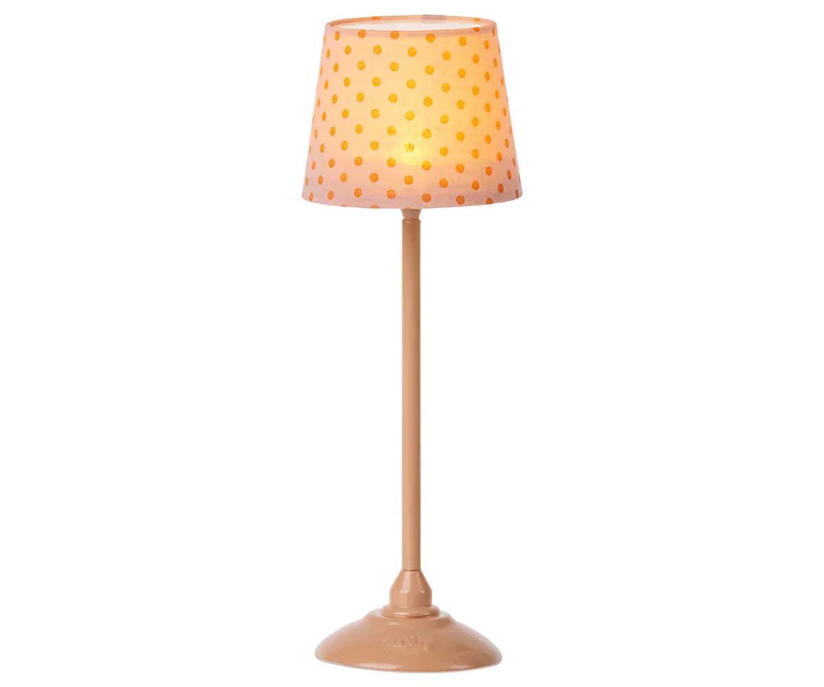 Maileg Miniature floor lamp - Dark powder