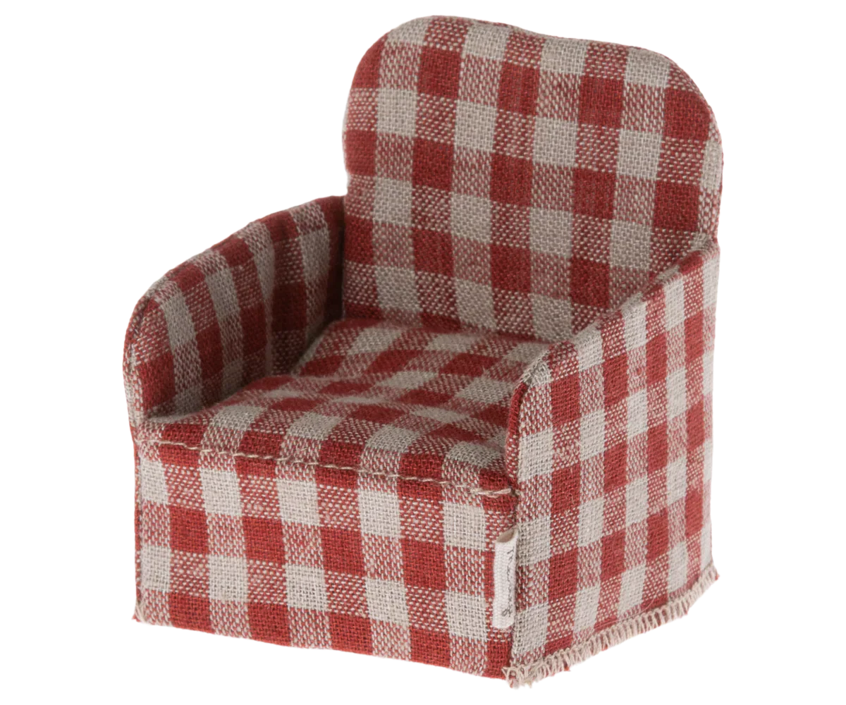 Maileg Chair, Mouse - Red