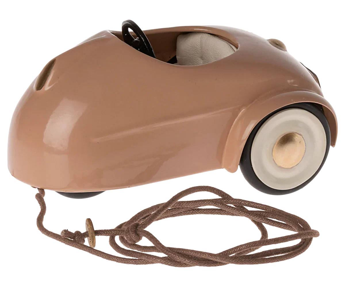 Maileg Car, Mouse - Dark Powder