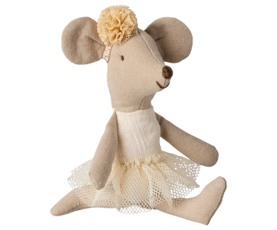 Maileg Ballerina Mouse, Little Sister - Off White