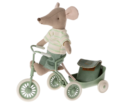 Maileg Tricycle Mouse Big Brother, Mint