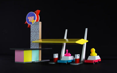 Candylab Flamingo Wagon