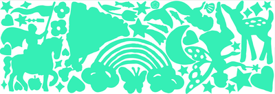 Fairy Tales Glow in the Dark Wall Stickers