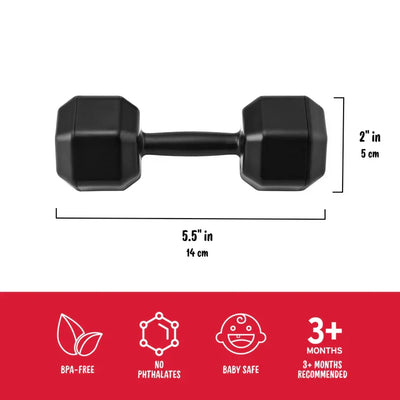 Buff Baby Dumbbell Rattle