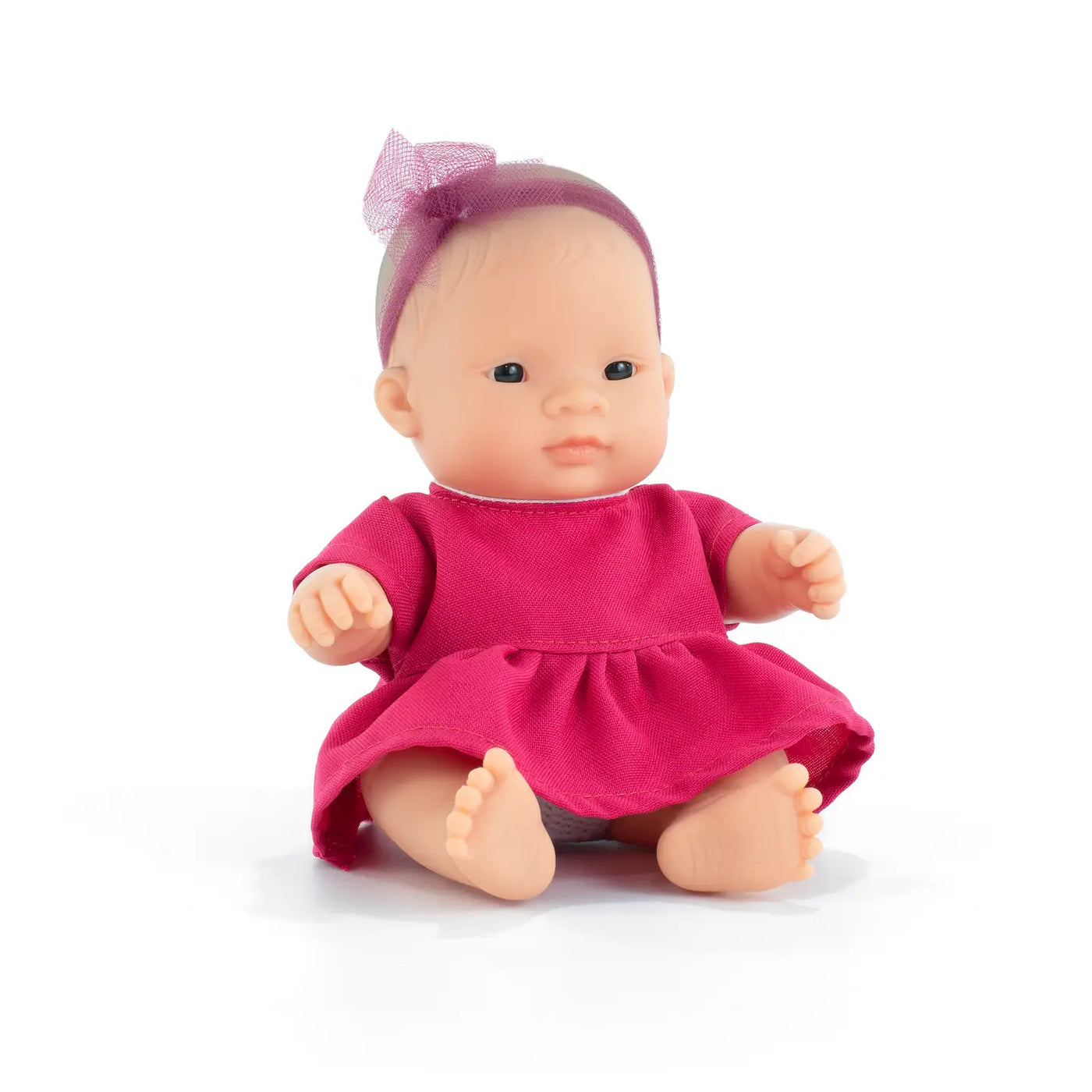 Miniland Baby Doll Asian Girl 8 1/4''