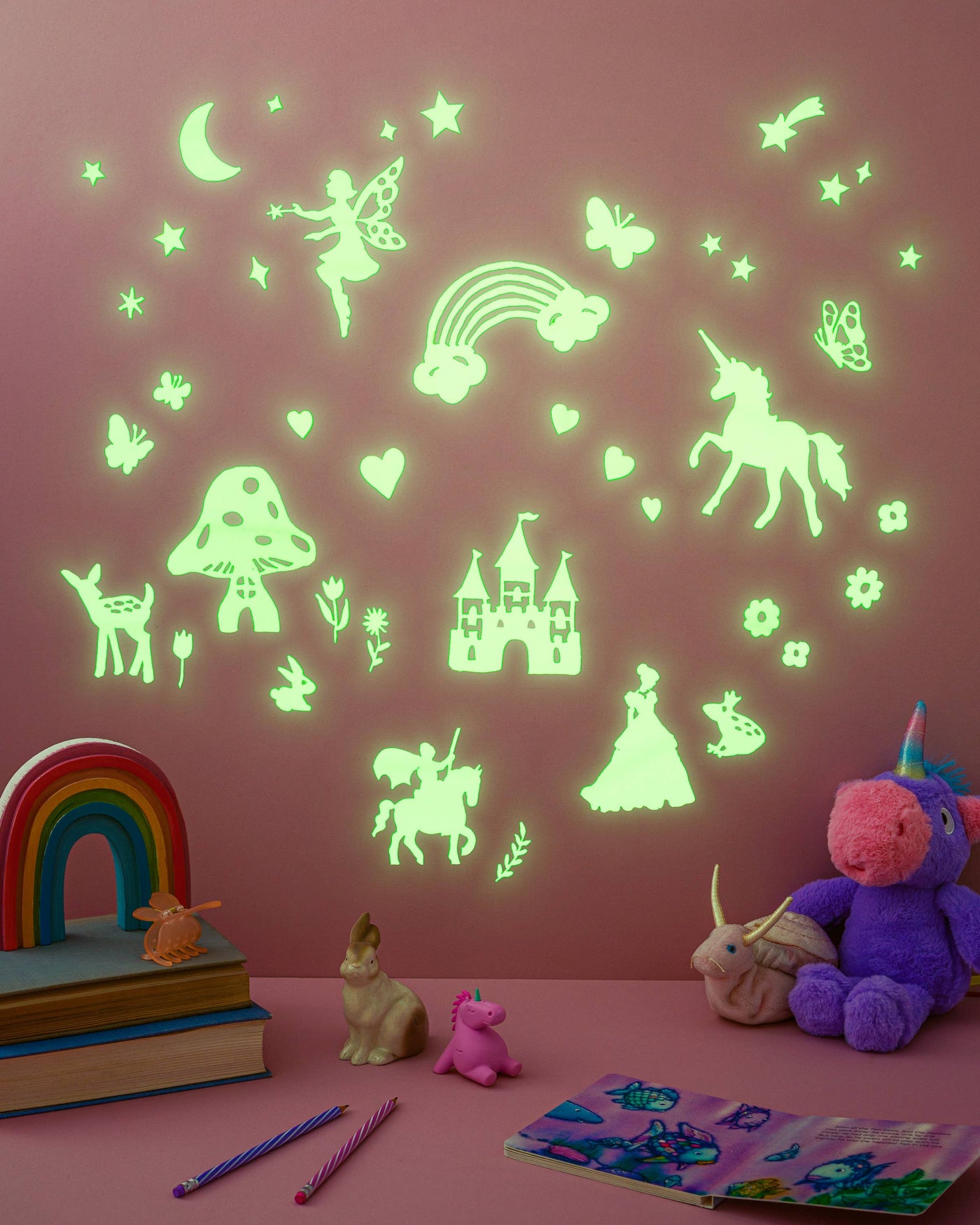 Fairy Tales Glow in the Dark Wall Stickers