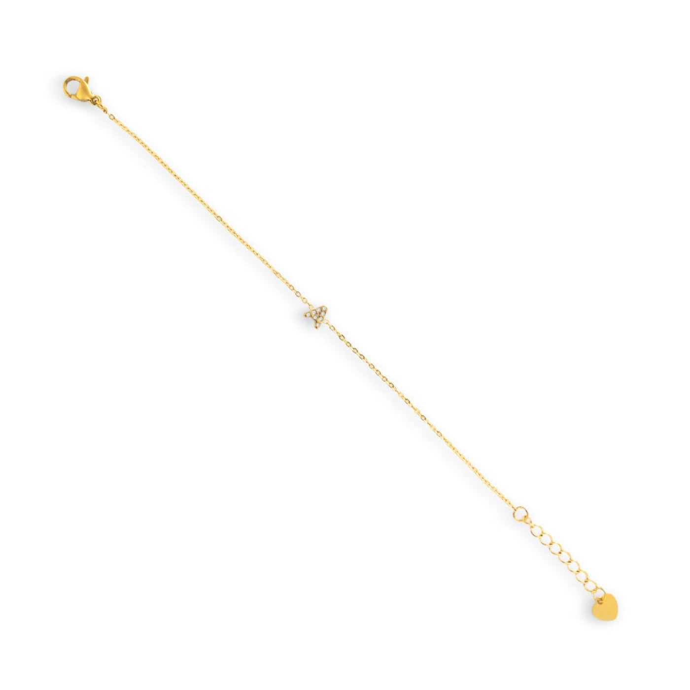 Initial Crystal Bracelet