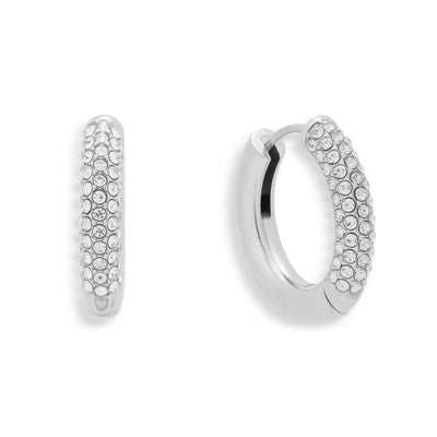 Crystal Pave Statement Hoops