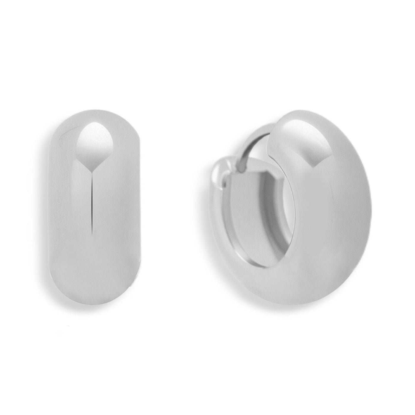 Chunky Mini Hoop Earrings