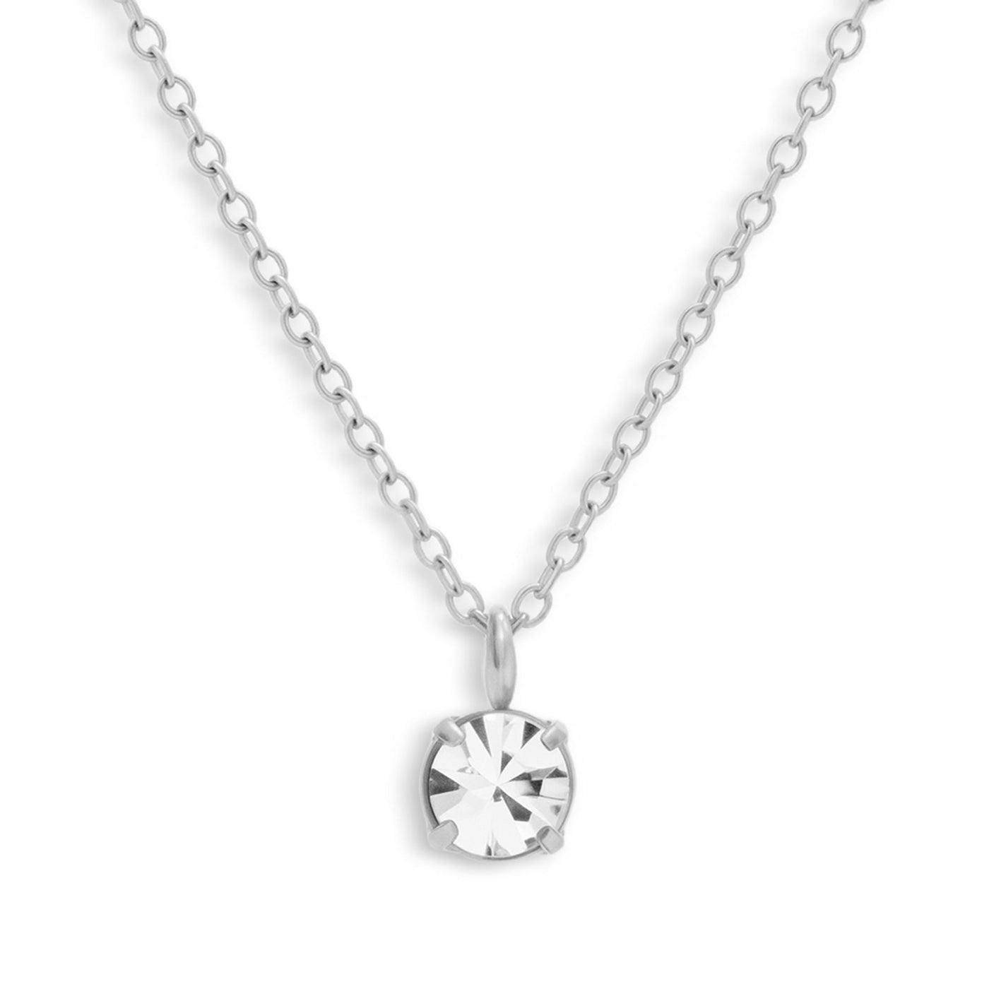 Solitaire Crystal Necklace