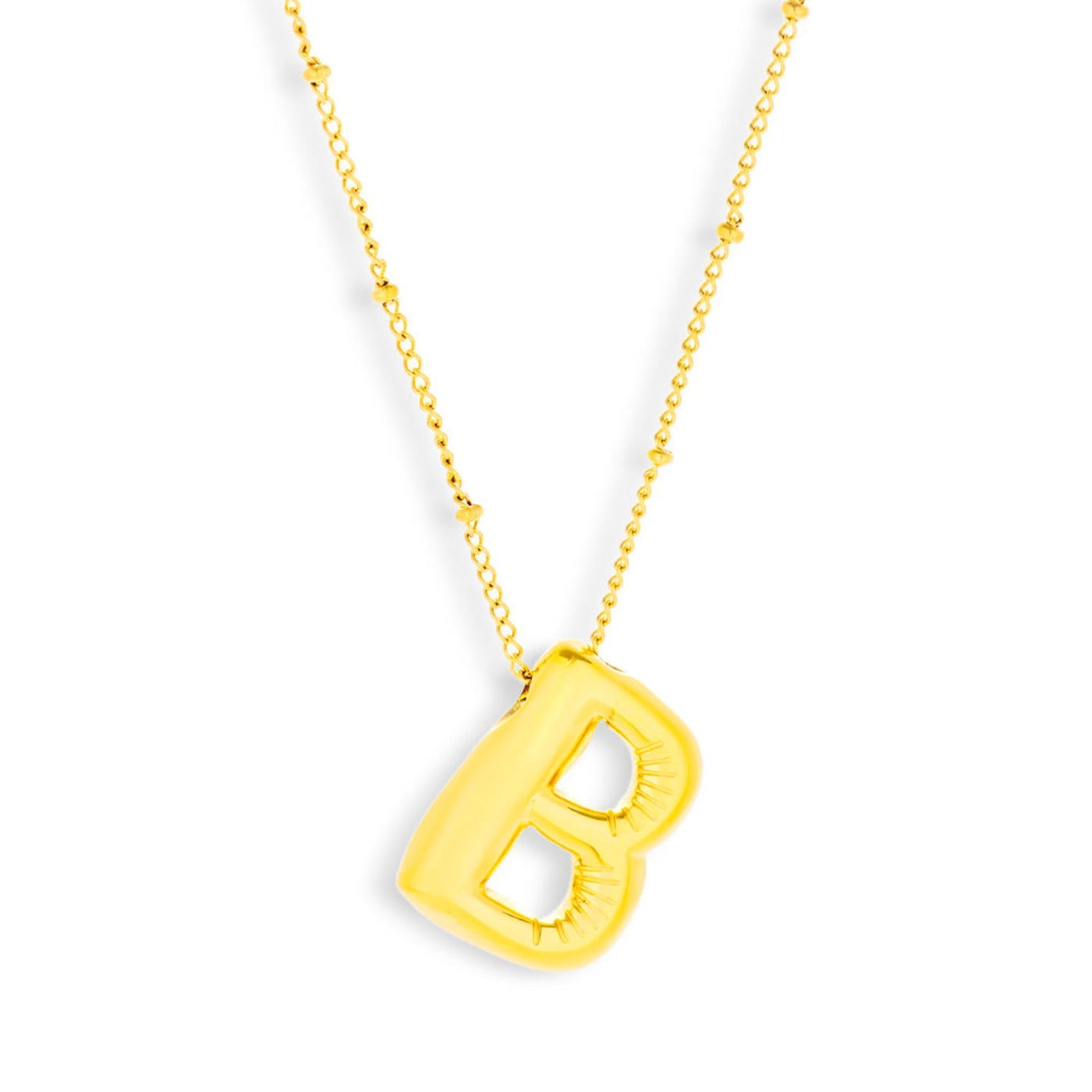 Starburst Initial Necklace