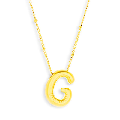 Starburst Initial Necklace