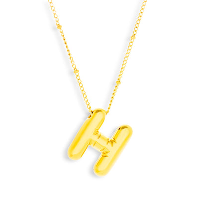 Starburst Initial Necklace