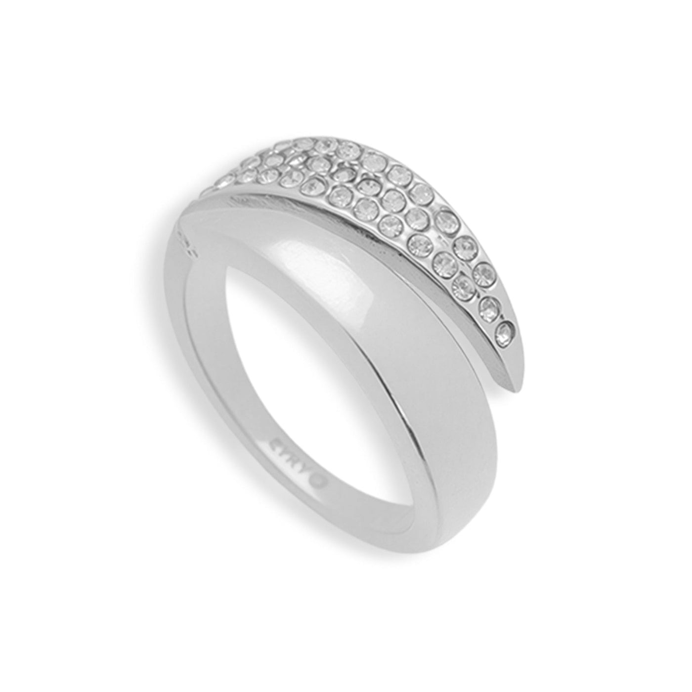 Pavé Crystal Wrap Ring