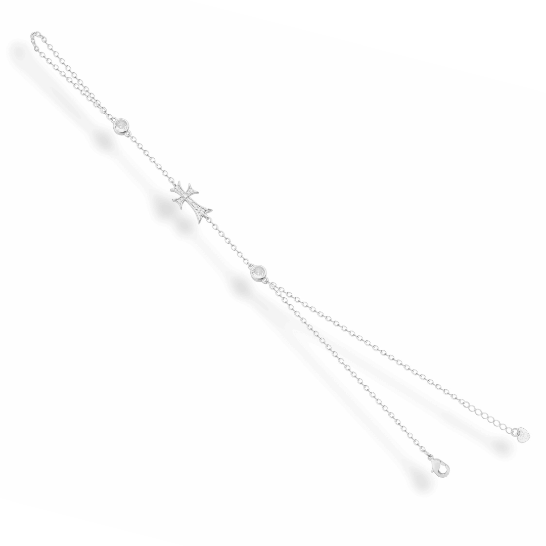 Double Cross Me Hand Chain