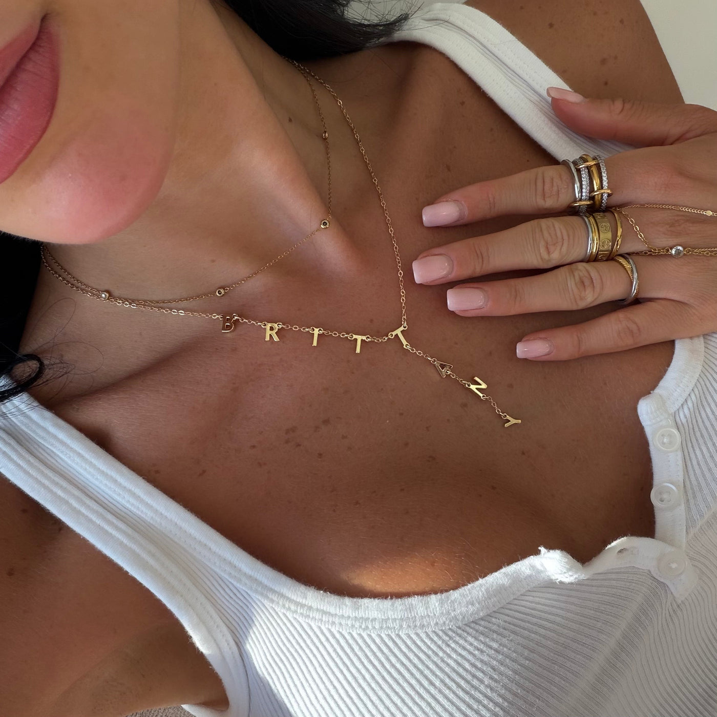 Custom/Personalized Name Drop Necklace