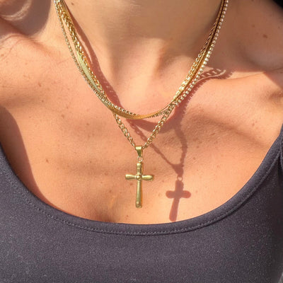 Pure and Simple Cross Necklace