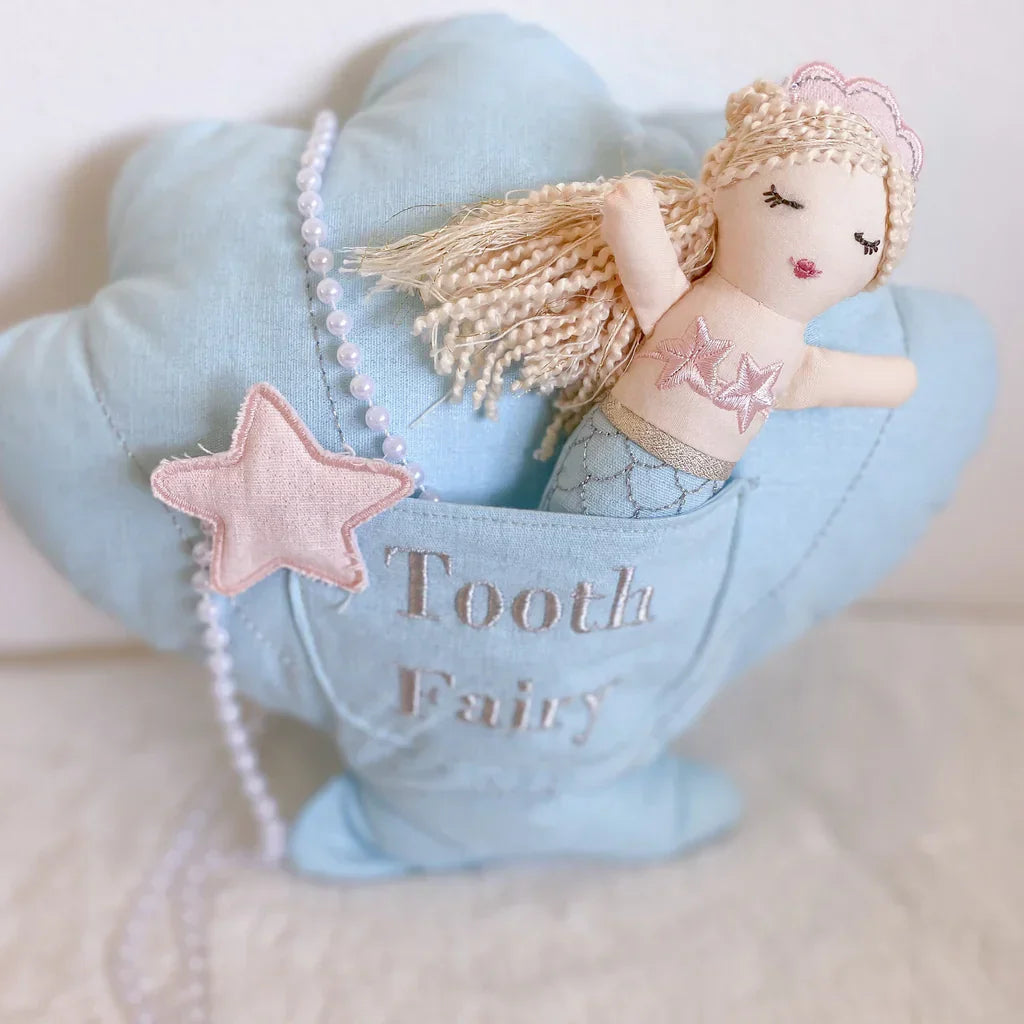 Mon Ami Mimi Mermaid Tooth Fairy Pillow and Doll Set