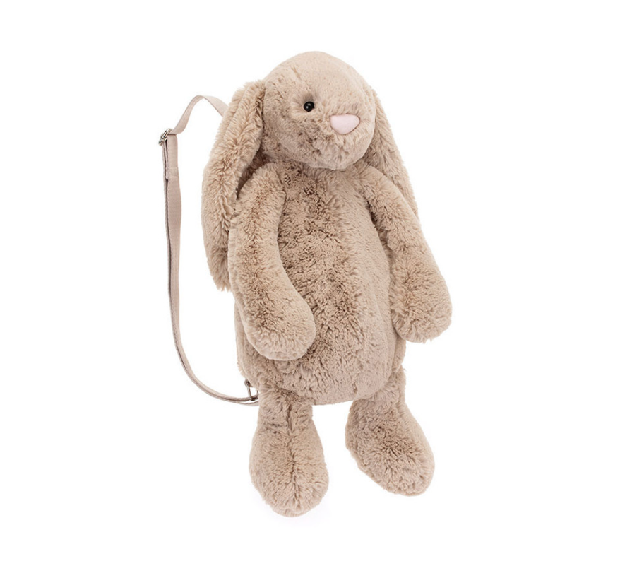 Jellycat Bashful Beige Bunny Backpack