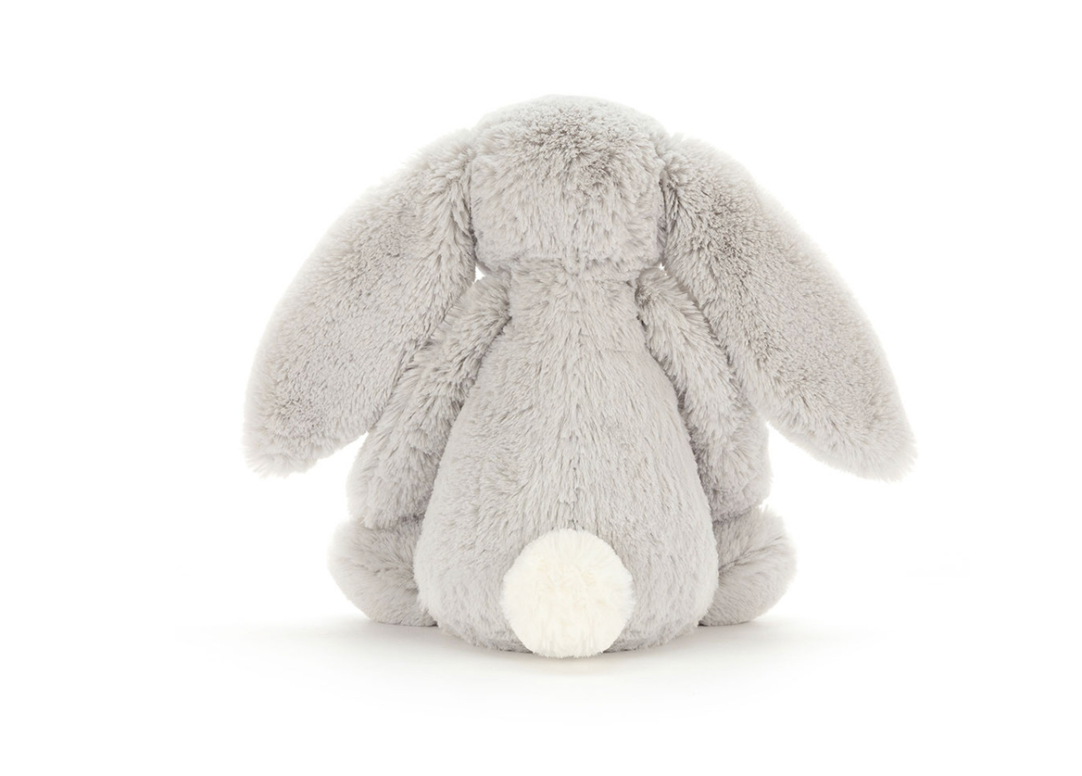 Jellycat Bashful Grey Silver Bunny Medium