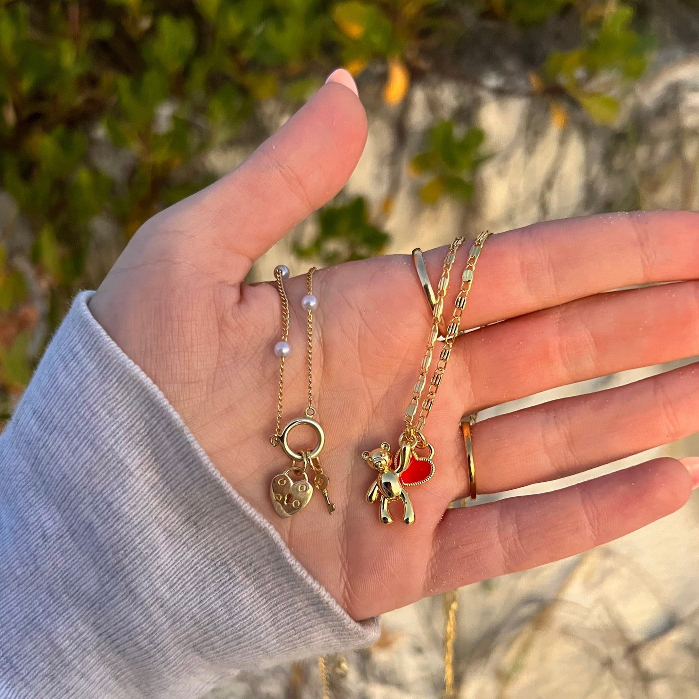 Heart & Hug Necklace