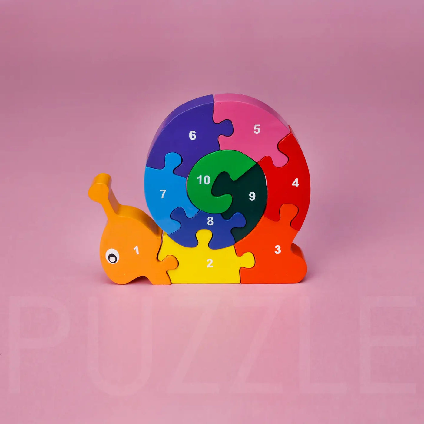 Mr Ellie Pooh  Wooden Puzzle Snail