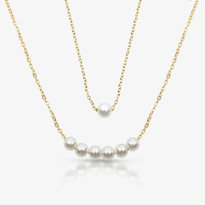 Opalina Pearl Necklace Set