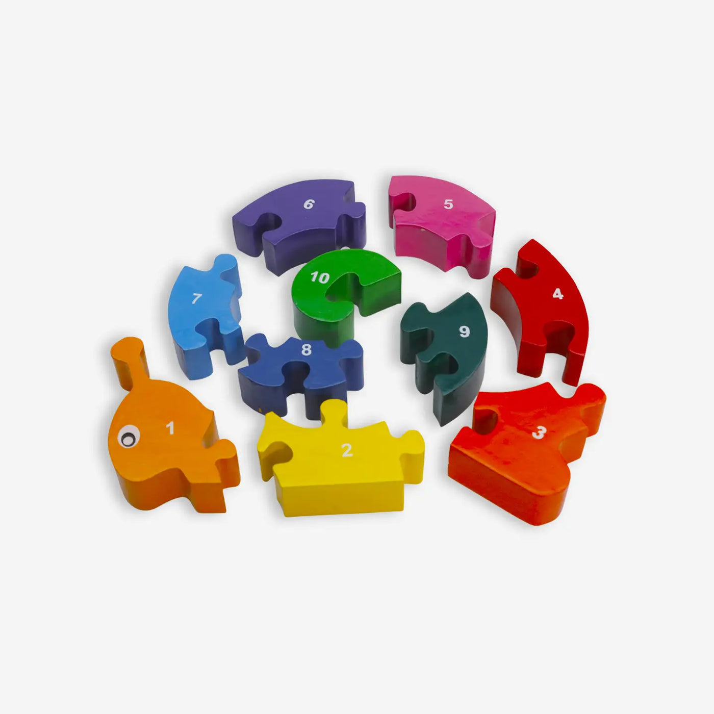 Mr Ellie Pooh  Wooden Puzzle Snail