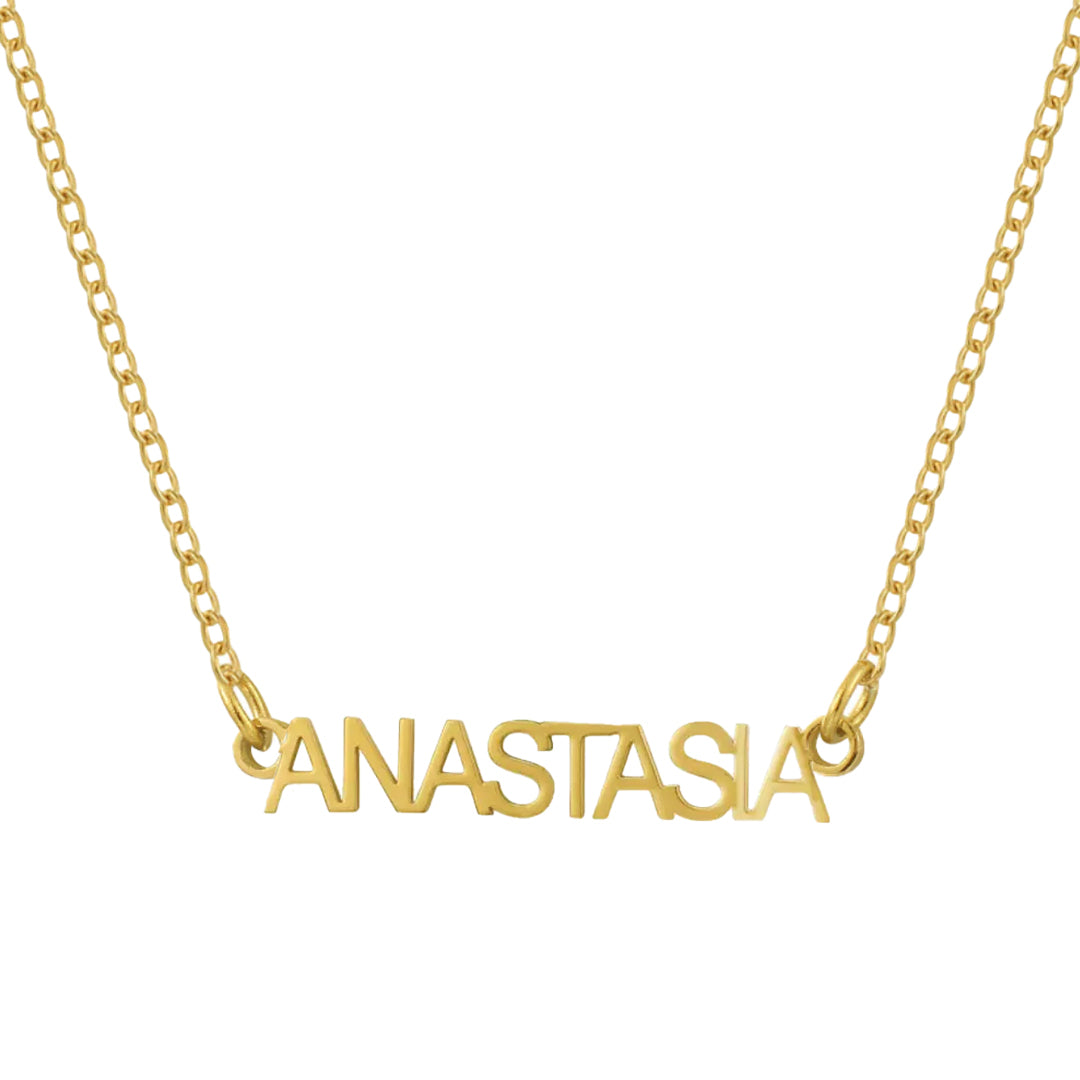 Custom/Personalized Nameplate Cable Necklace