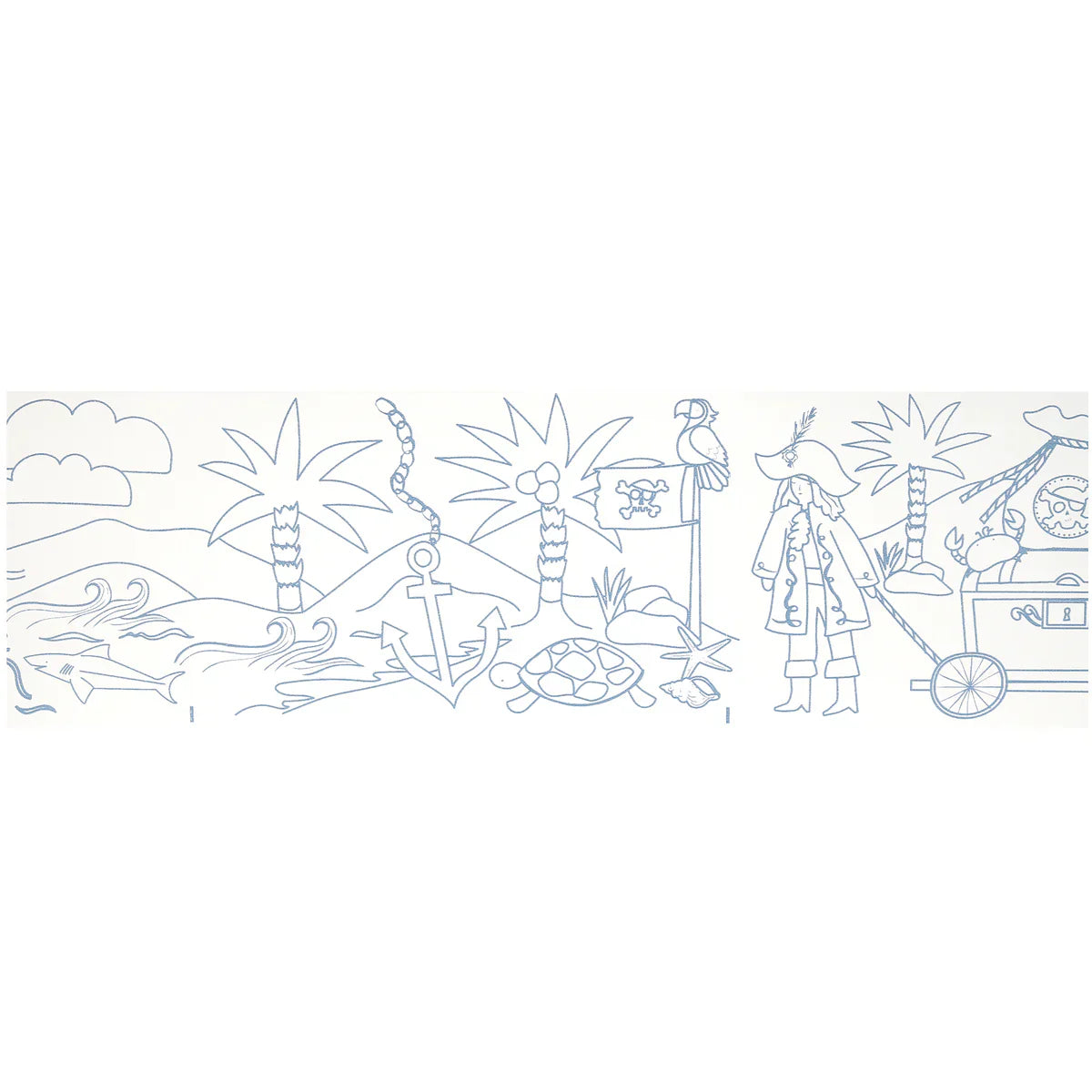 Meri Meri Pirate Colouring Roll