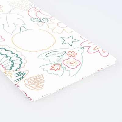 Meri Meri Thanksgiving Color In Activity Tablecloth
