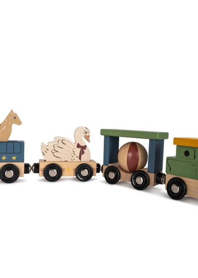 Konges Slojd Wooden Animal Train
