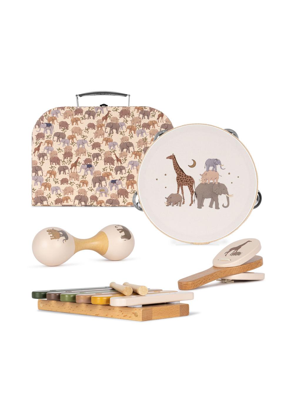Konges Slojd Safari Wooden Music Set