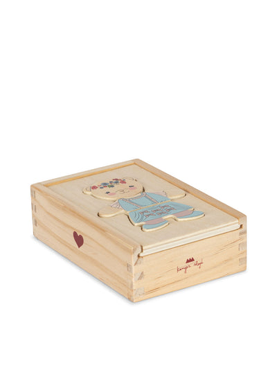 Konges Sløjd Wooden Teddy Dress Up Puzzle